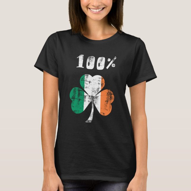 Camiseta 100% irlandés (Anverso)