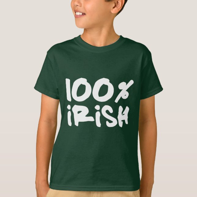 Camiseta 100% irlandés (Anverso)