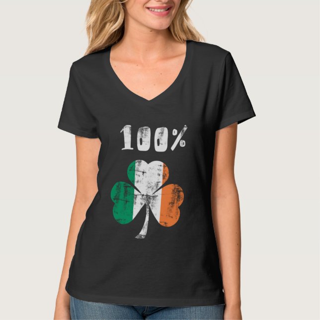 Camiseta 100% Irlandés (Anverso)