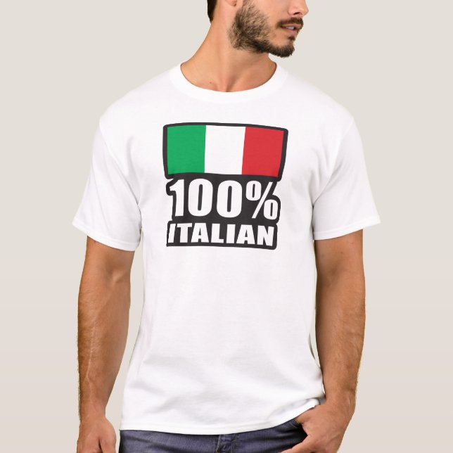 Camiseta 100% italiano (Anverso)
