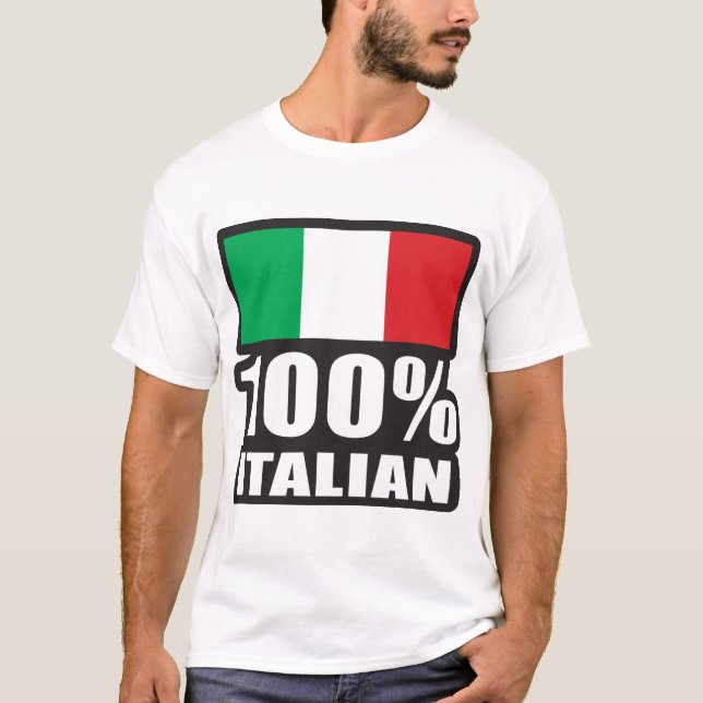 Camiseta 100% italiano (Anverso)