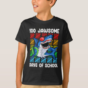 Camiseta 100 Jawsome Days Of School Felices Cien Días de Sc