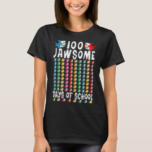 Camiseta 100 jawsome Days of School Shark 100 Day of Scho