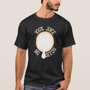 Camiseta 100 Jugo sin semillas Coco Vasectomía masculina