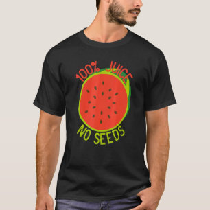 Camiseta 100 Jugo Sin Semillas Vasectomía Hombres Sandía