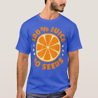 Camiseta 100 Jugo Sin Semillas Vasectomía Vegetariano