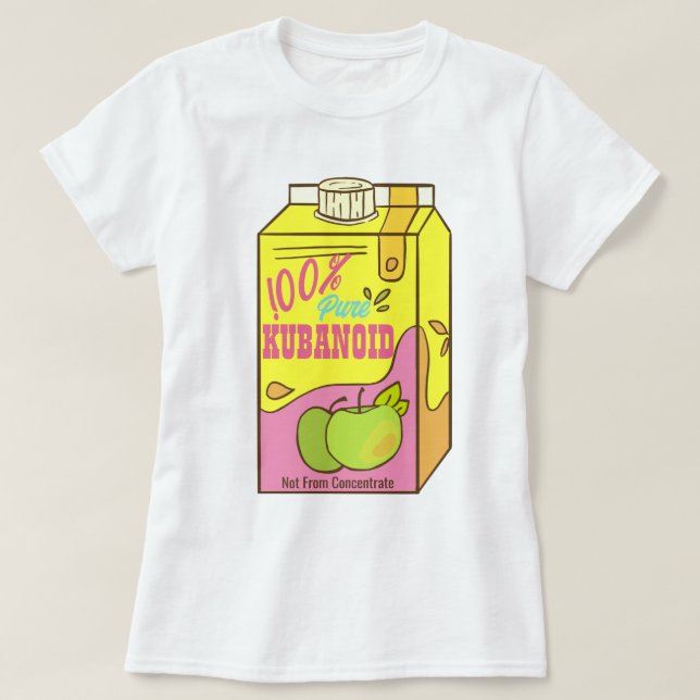 Camiseta 100% Kubanoide puro (Diseño del anverso)