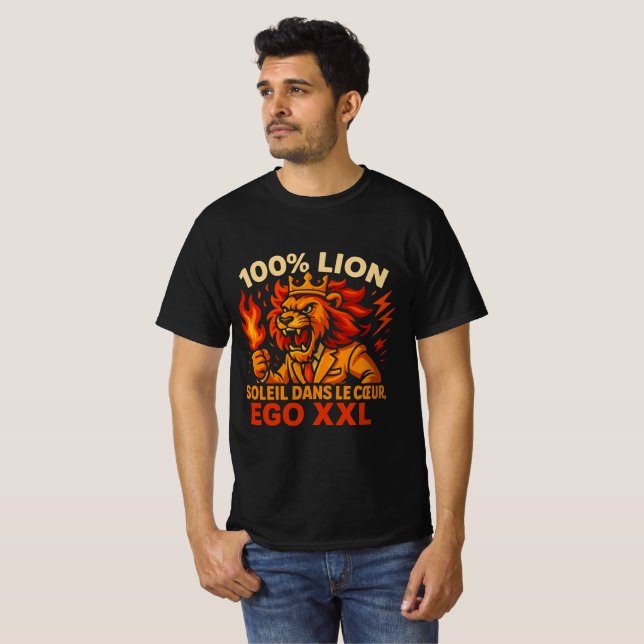 CAMISETA 100 % LION (Anverso completo)