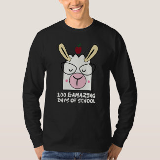 Camiseta 100 Llamazing Days Llama 100th Day Of School Teach