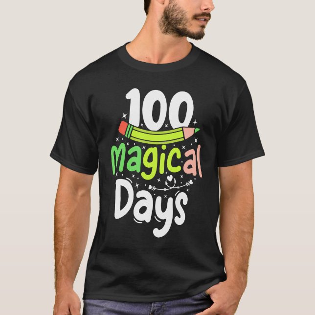 Camiseta 100 Magical Days of School (Anverso)