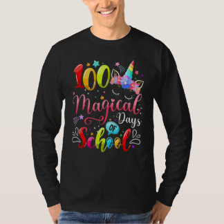 Camiseta 100 Magical Days Of School 100th Day Shirt For Tea