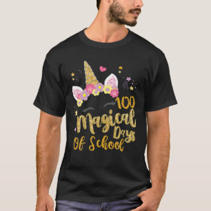 Camiseta 100 Mágicos Días De La Escuela De Jardín De Niños 