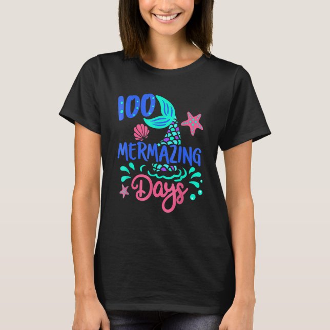 Camiseta 100 Mer Mazing Days 100th Day Of School Chica Merm (Anverso)