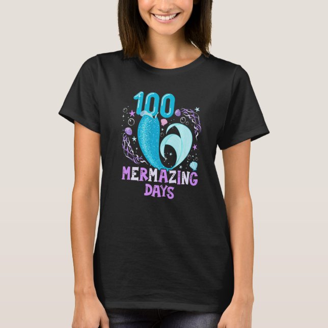 Camiseta 100 Mer Mazing Days 100th Day Of School Chica Merm (Anverso)