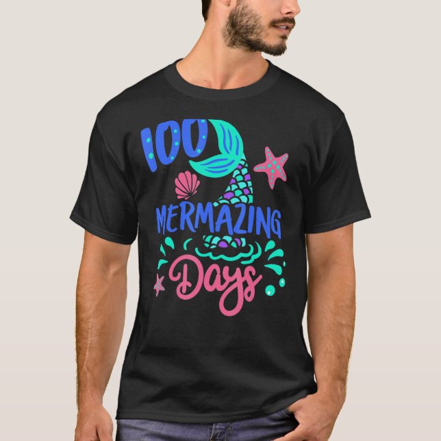 Camiseta 100 Mer Mazing Days 100th Day Of School Chica Merm (Anverso)
