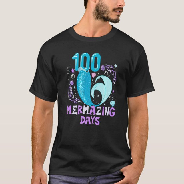 Camiseta 100 Mer Mazing Days 100th Day Of School Chica Merm (Anverso)
