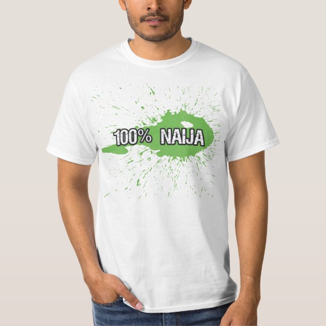 Camiseta 100%Naija (Anverso)