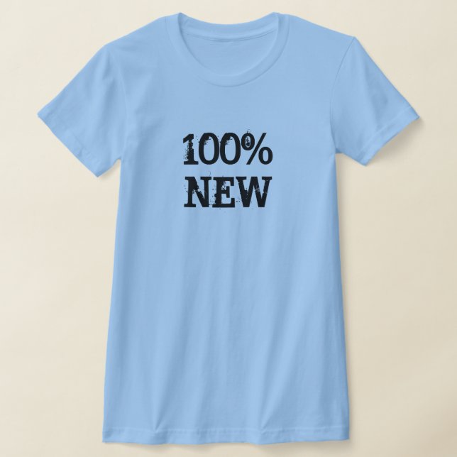 Camiseta 100% Nuevo Azul Claro (Distribución)