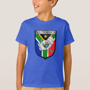 Camiseta 100% Organic cotton South Africa soccer t-shirt