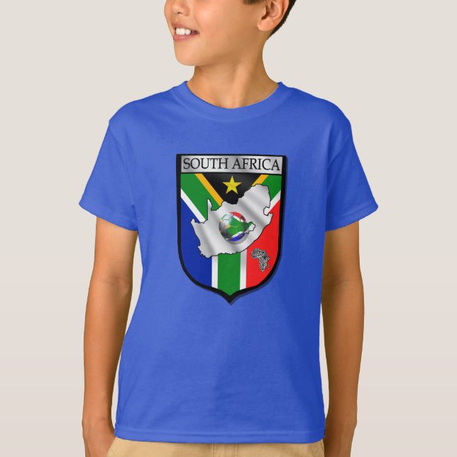 Camiseta 100% Organic cotton South Africa soccer t-shirt (Anverso)