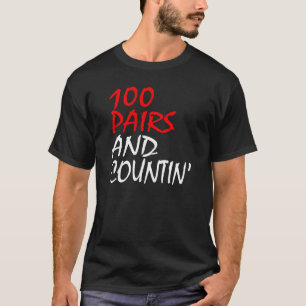 Camiseta 100 pares y Countin Sneakerhead