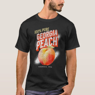 Camiseta 100 Peach de Georgia puro