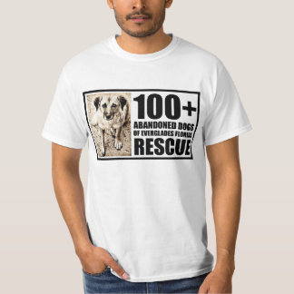 Camiseta 100+ Perros abandonados de los marismas la Florida