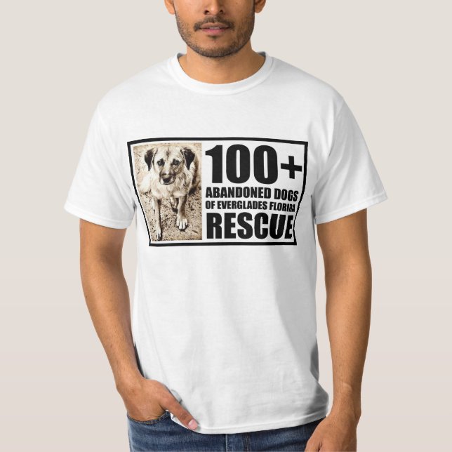 Camiseta 100+ Perros abandonados de los marismas la Florida (Anverso)