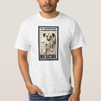 Camiseta 100+ Perros abandonados del rescate de la Florida