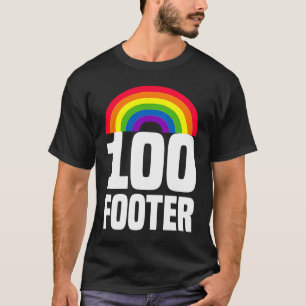 Camiseta 100 pie de página Orgullo lesbiano homosexualidad