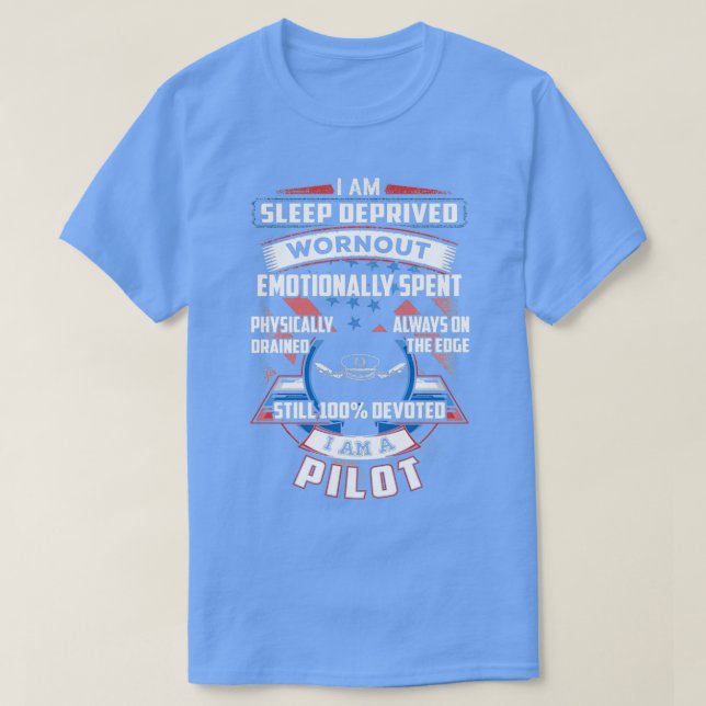 Camiseta 100 piloto dedicado (Diseño del anverso)