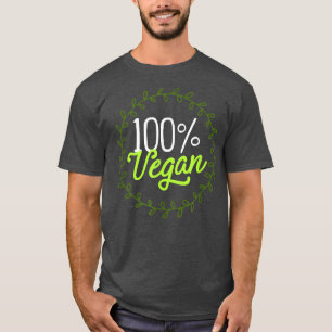 Camiseta 100 Plantas Orgánicas Vegetarianas Vegetarias Basa