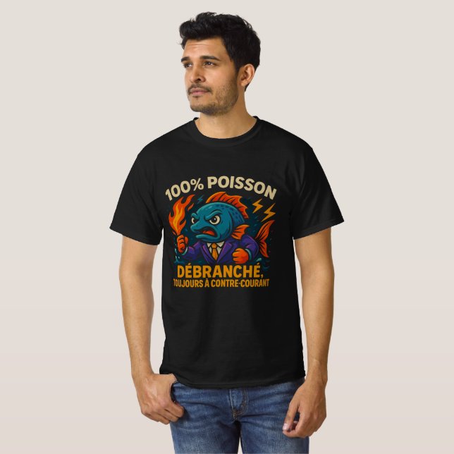 CAMISETA 100 % POISSON (Anverso completo)