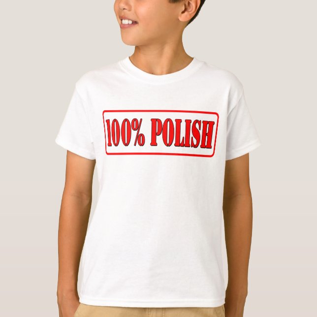 Camiseta 100% polaco (Anverso)