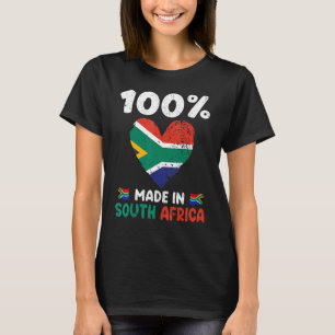 Camiseta 100 Por Ciento Hecho En Sudáfrica