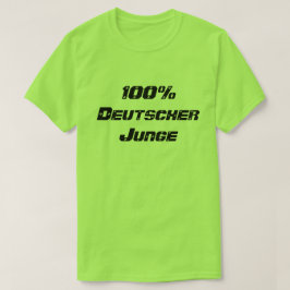 Camiseta 100 por ciento Junge Deutscher 100 por ciento much