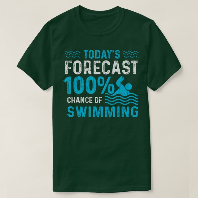 Camiseta 100 Posibilidad De Nadar Con Un Gran Coach De Nada (Diseño del anverso)