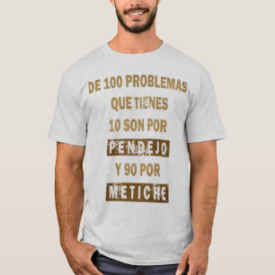 Camiseta 100 problemas