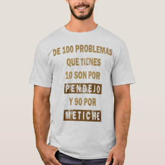 Camiseta 100 problemas