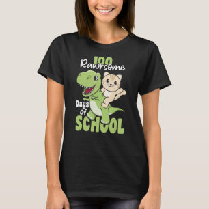 Camiseta 100 Raros Días De Ciclismo Escolar Trex 100 Días D