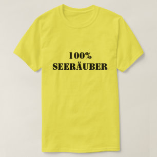 Camiseta 100% Seeräuber 100% Buccaneer