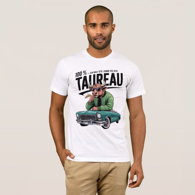 CAMISETA 100 % TAUREAU (Anverso completo)