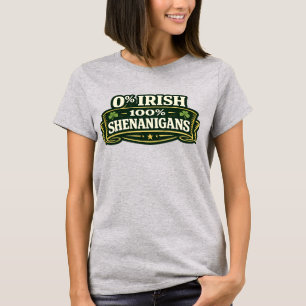 Camiseta 100% Travesuras - Día de San Patricio