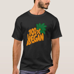 Camiseta 100 vegano vegetariano elección ética comida salud