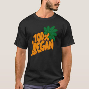 Camiseta 100 veganos vegetarianos elección ética comida sal