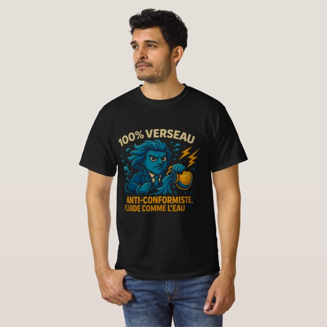 CAMISETA 100 % VERSEAU (Anverso completo)