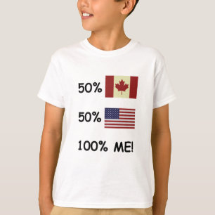 Camiseta 100% YO canadiense/americano