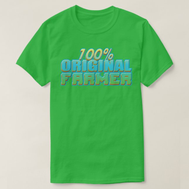 Camiseta 100Granjero original (Diseño del anverso)