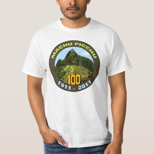 Camiseta 100o aniversario de Machu Picchu (Anverso)