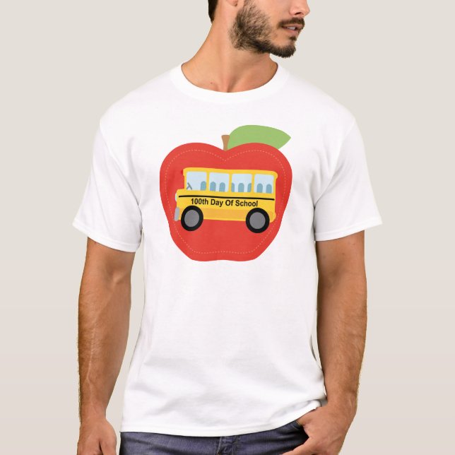 Camiseta 100o Día de escuela (Anverso)